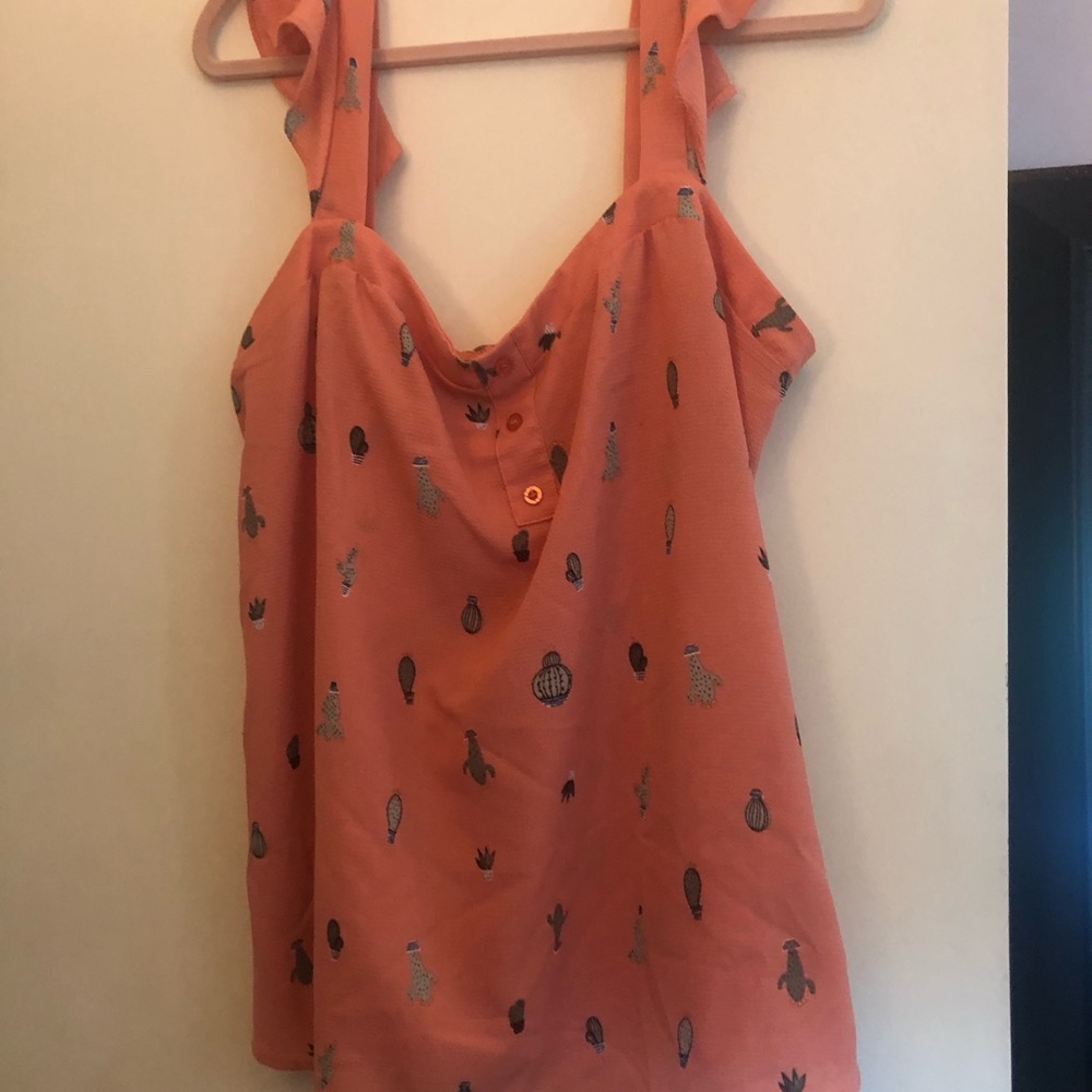 Torrid 2x Cactus Top